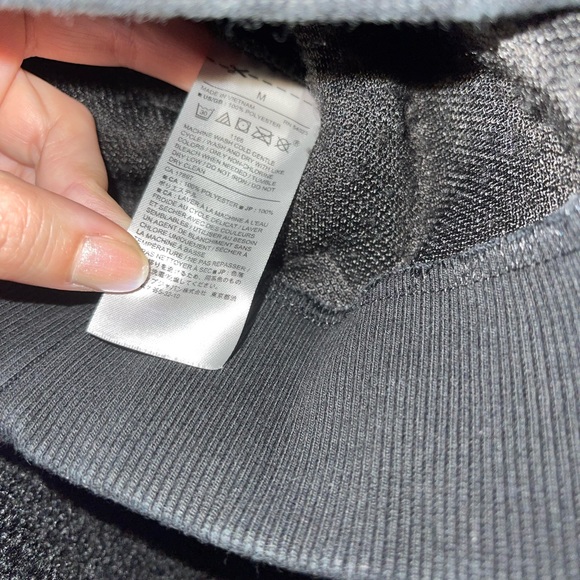 Banana Republic Fuzzy Crewneck, Pullover, Sweatshirt, black teddy, cozy S or M - Picture 11 of 11